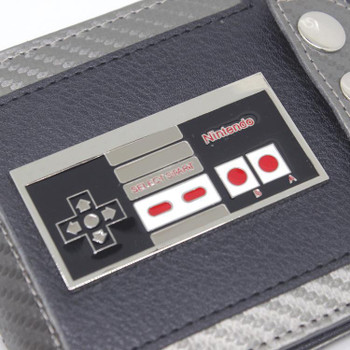 Nintendo Retro Controler PU Leather With Metal Emblem Wallet