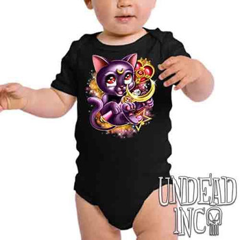 Sailor Moon Luna Crescent Moon Wand - Infant Onesie Romper