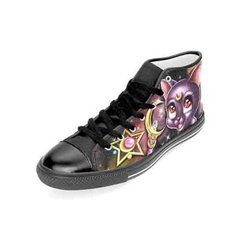 Sailor Moon Luna Men’s Classic High Top Canvas Shoes
