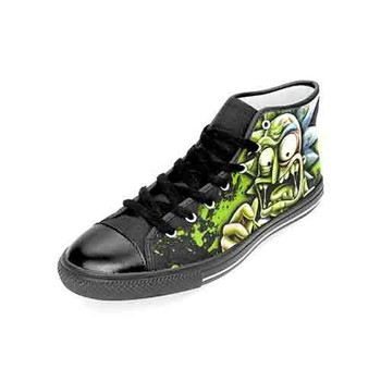 Toxic Rick Women's Classic High Top Canvas Shoes