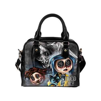 Coraline Button Eyes Undead Inc Shoulder / Hand Bag