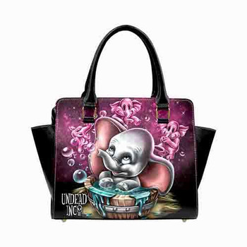 Dumbo Bubble Bath Parade Premium Undead Inc PU Leather Stud Detail Shoulder / Hand Bag