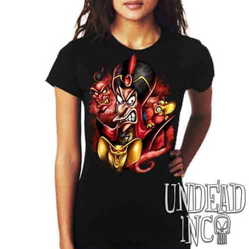 Aladdin Jafar Sorcerer Of Evil - Ladies T Shirt