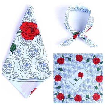 Beauty & The Beast Enchanted Rose Bandanna Scarf