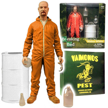 Breaking Bad Walter White Vamonos Pest Orange Suit Collectable Figure