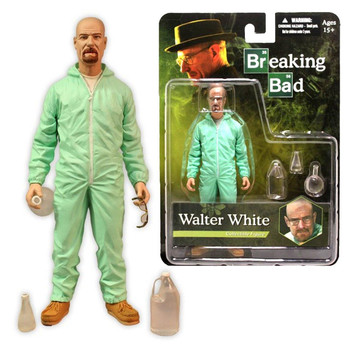 Breaking Bad Walter White Green Haz-Mat Suit Collectable Figure