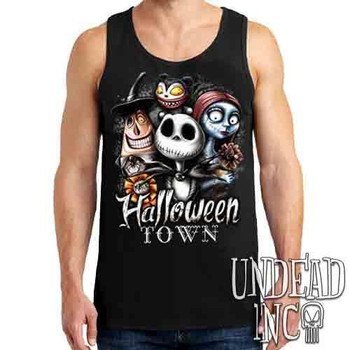 Halloween Town - Mens Tank Singlet