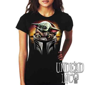 The Child Mando Helmet - Ladies T Shirt