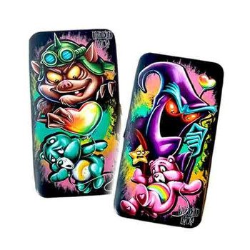 Retro Care Bears Undead Inc Hinge Long Line Wallet