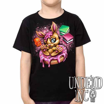 Donut Bunny -  Kids Unisex Girls and Boys T shirt Clothing