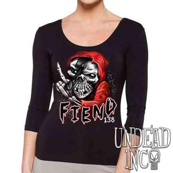 FIEND 138 Misfit  - Ladies 3/4 Long Sleeve Tee