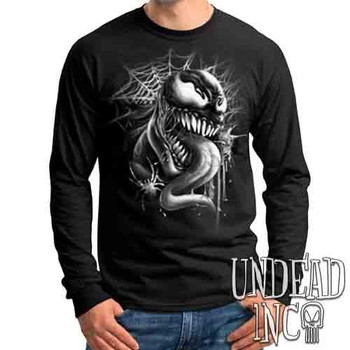 Venom Black & Grey - Mens Long Sleeve Tee