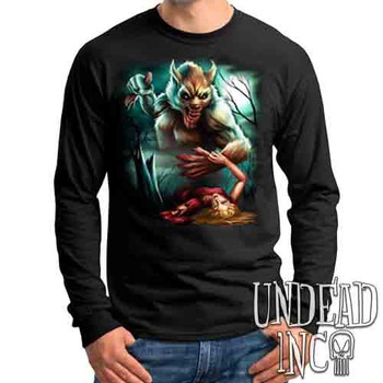 Werewolf Moonlight Murder - Mens Long Sleeve Tee