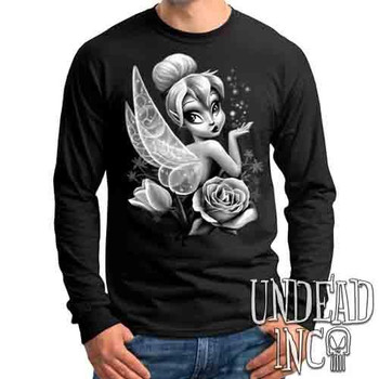 Tinkerbell Black & Grey - Mens Long Sleeve Tee