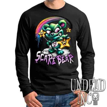 Undead Inc Scare Bear Hunting Stars - Mens Long Sleeve Tee