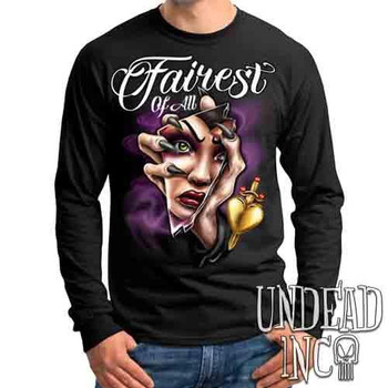 Snow White Evil Queen Fairest Of All - Mens Long Sleeve Tee