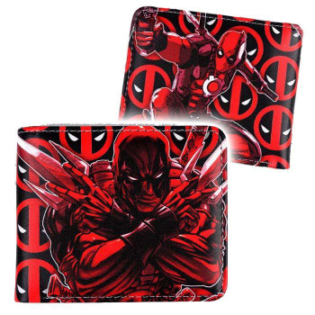 Deadpool Comic Pu Leather Wallet-1
