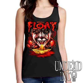 IT Pennywise You'll Float Too - Ladies Singlet Tank