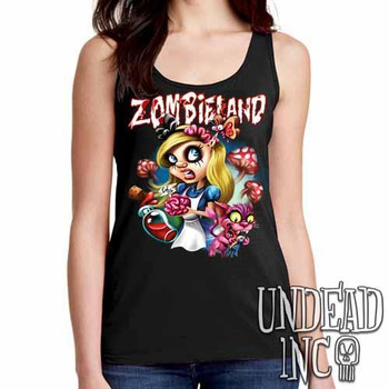 Alice in Zombieland  - Ladies Singlet Tank