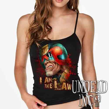 Judge Dredd I AM THE LAW - Petite Slim Fit Tank