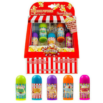 Popcorn Mini Cart Lip Balm Set