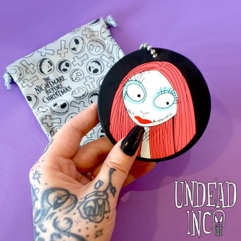 Nightmare Before Christmas Sally Mirror With Pouch