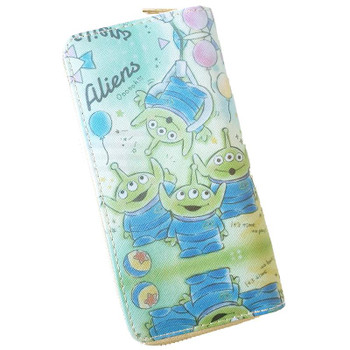 Toy Story Aliens Watercolor Long Line PU Leather Wallet