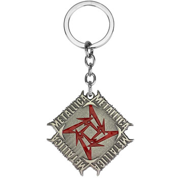 Metallica Red Logo Key Ring Chain