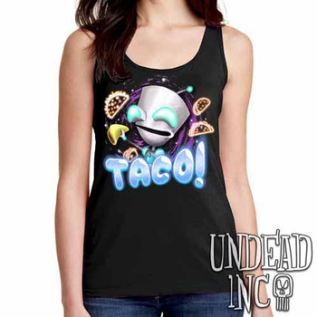 Invader Zim Robot Gir Tacos - Ladies Singlet Tank