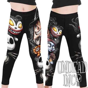 Halloween Town Kids Leggings