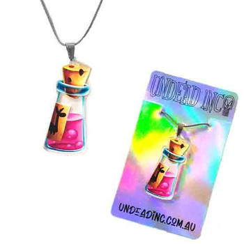 Llama Potion Undead Inc STAINLESS STEEL Necklace