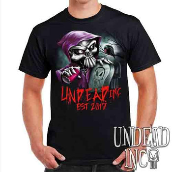 Undead Inc Mortis Graveyard - Mens T Shirt