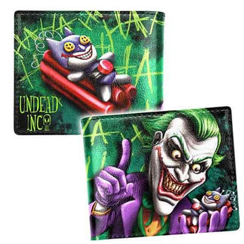 Joker Bat Bomb Undead Inc Pu Leather Bi-Fold Wallet