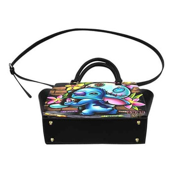 Stitch Crayon Graffiti Premium Undead Inc PU Leather Shoulder / Hand Bag