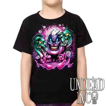 Villains Ursula Unfortunate Souls -  Kids Unisex Girls and Boys T shirt