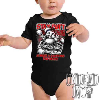 Stay Puft Marshmallows Black & Red - Infant Onesie Romper