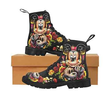 Mickey Day Of The Dead MENS Undead Inc Boots