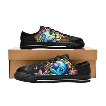 Stitch Crayon Graffiti MENS Canvas Shoes