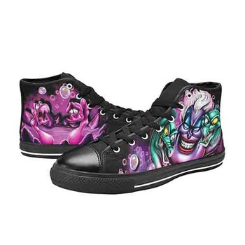 Ursula Poor Unfortunate Souls Men’s Classic High Top Canvas Shoes