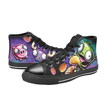 Invader Zim Gir Waffles Men’s Classic High Top Canvas Shoes