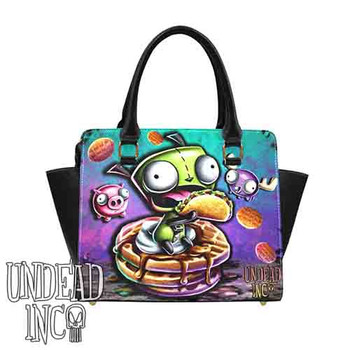 Invader Zim Gir Waffles Premium Undead Inc PU Leather Shoulder / Hand Bag