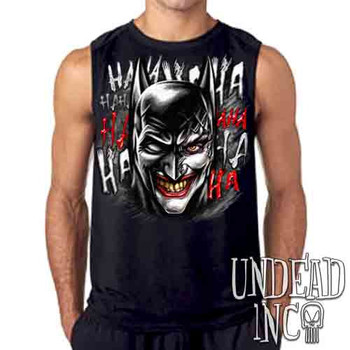 Gotham Rivals Black & Grey Mens Sleeveless Shirt