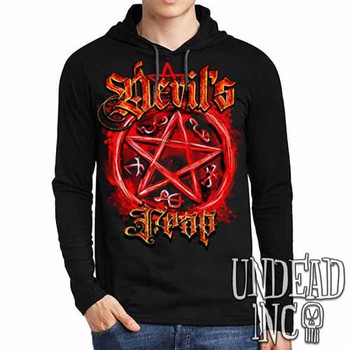 Supernatural Devil's Trap - Mens Long Sleeve Hooded Shirt