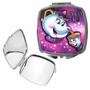 Mrs Potts & Chip Beauty & The Beast Undead Inc Compact Mirror