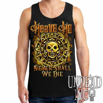Pirates Of The Caribbean Never Shall We Die - Mens Tank Singlet