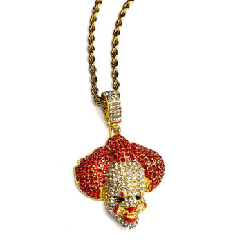 IT Pennywise Gold Necklace