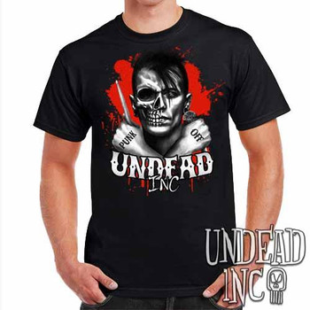 Punk Off Undead Inc Crossbones - Mens T Shirt