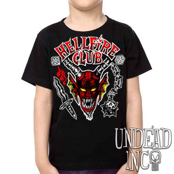 Stranger Things Hellfire Club -  Kids Unisex Girls and Boys T shirt