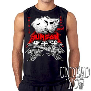 Stranger Things Munson This Is Real Music Red - Mens Sleeveless Shirt