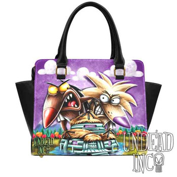 Angry Beavers Premium Undead Inc PU Leather Shoulder / Hand Bag
